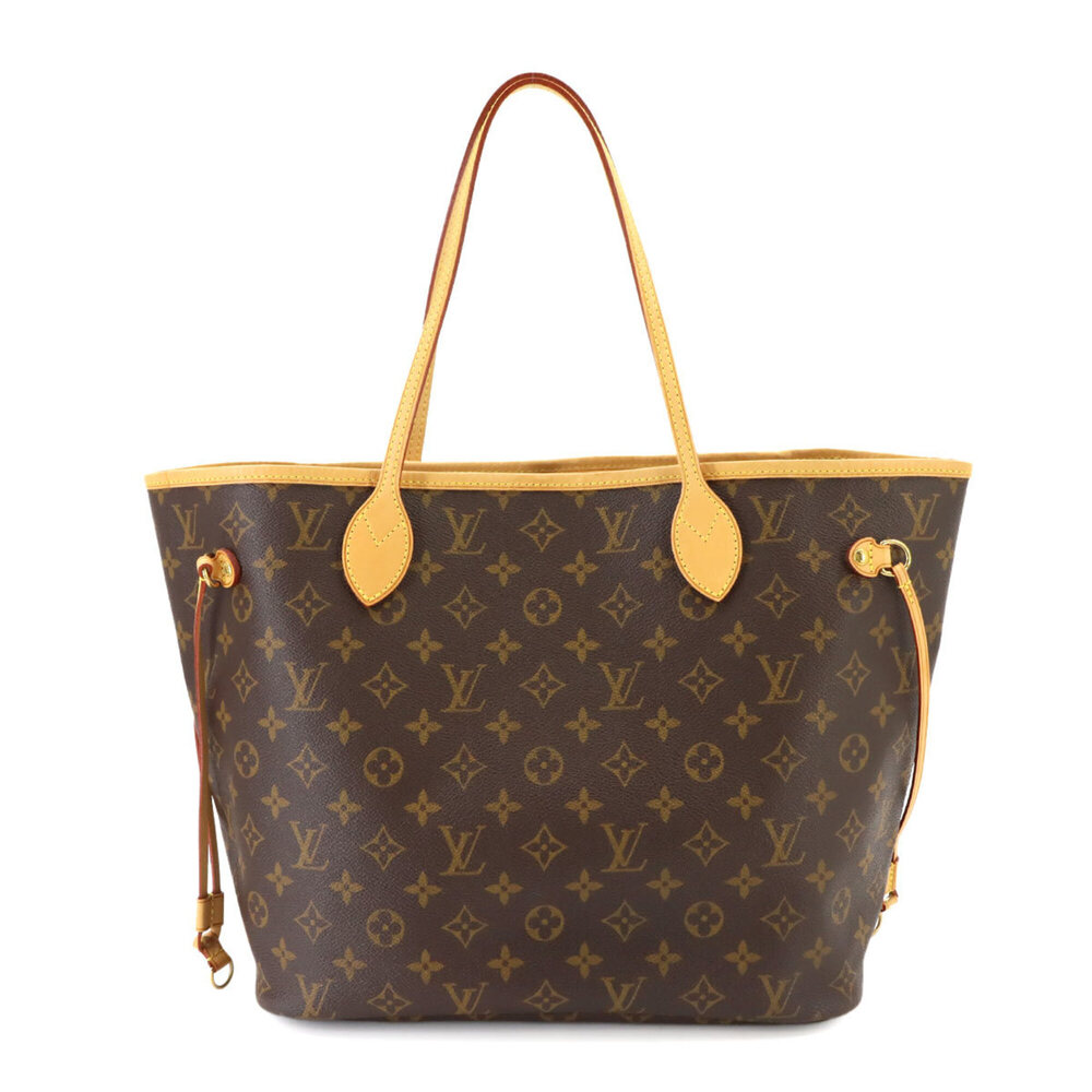Louis Vuitton Neverfull MM Monogram Tote Handbag, Brown/Beige, M40156